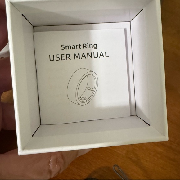 NEW Smart Fitness Ring gold heart rate  sleep tracker step tracker size 7 - Picture 6 of 10